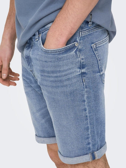 Why the ONSPLY Men's Denim Capri Shorts Might Just Be Your New Summer Staple