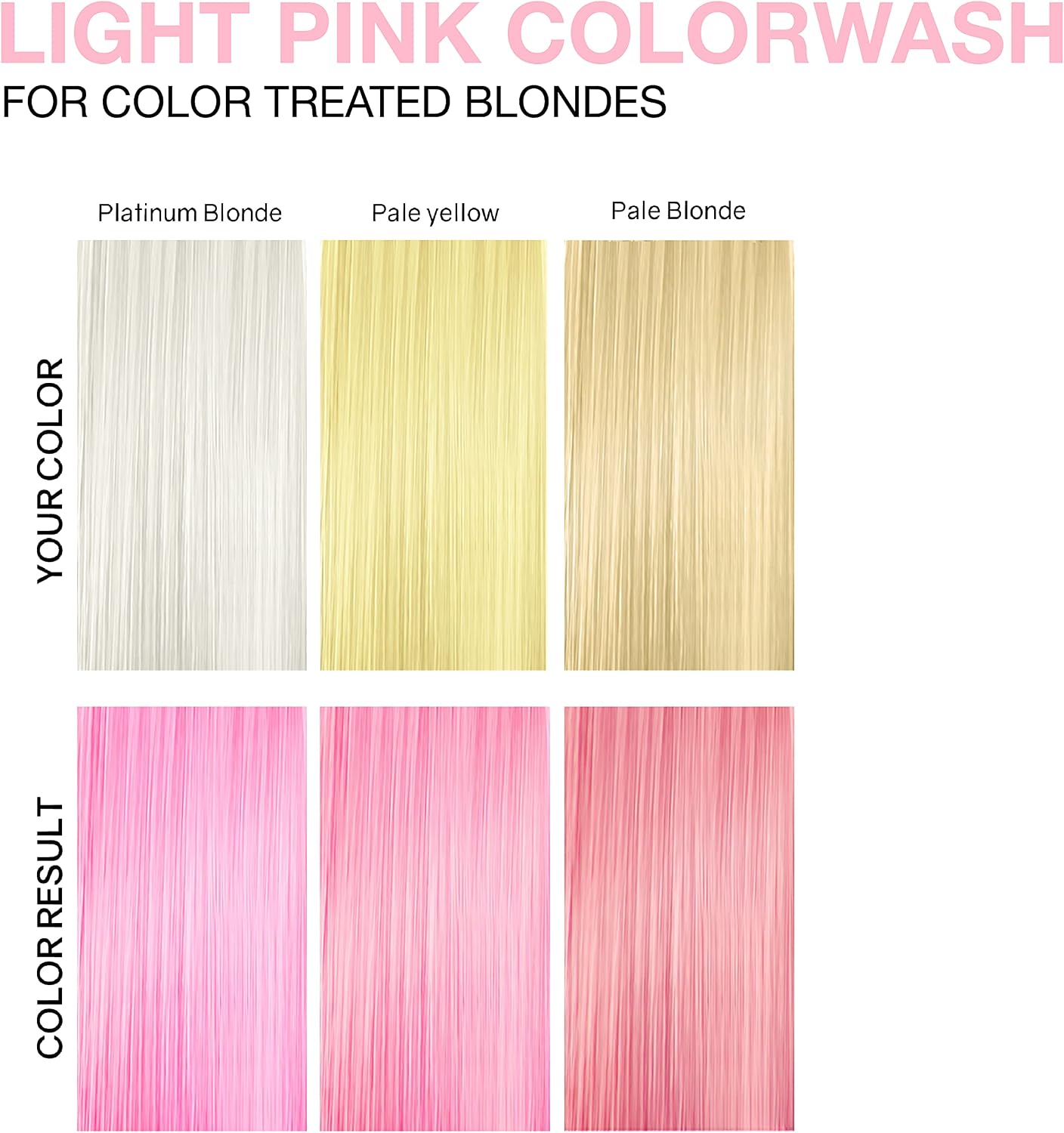Celeb Luxury Pastel Light Pink Colorwash Cleanse and Color Shampoo 244ml