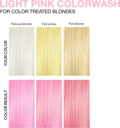Celeb Luxury Pastel Light Pink Colorwash Cleanse and Color Shampoo 244ml