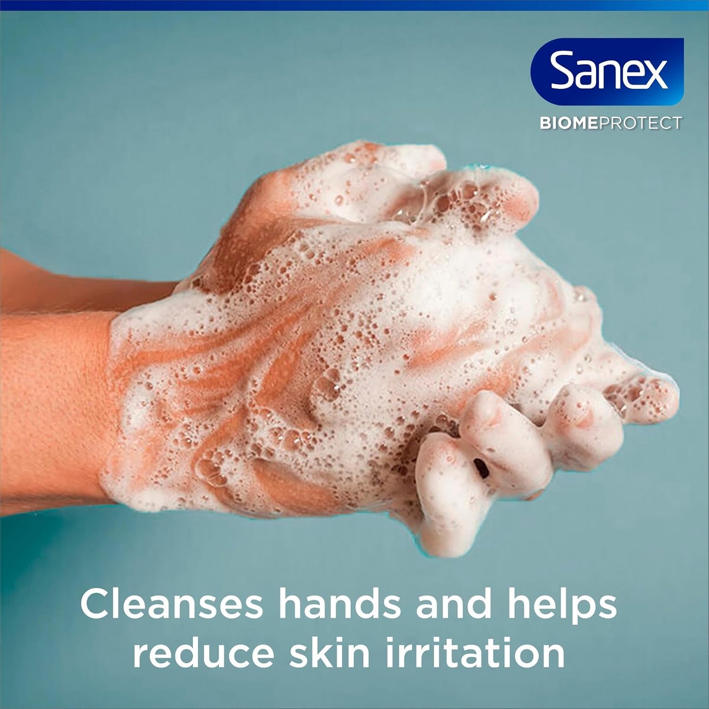 Sanex Expert Skin Health Sensitive Liquid Hand Wash 250ml x 6, Sensitive Hand Wash, SLS Free, Locks in Natural Moisture, Hand Wash to Protect Microbiome, Prebiotic and Postbiotic Complex