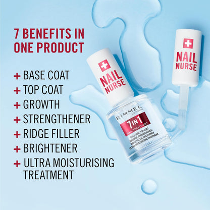 Rimmel London’s 7‑in‑1 Base & Top Coat – a tiny bottle that does a lot
