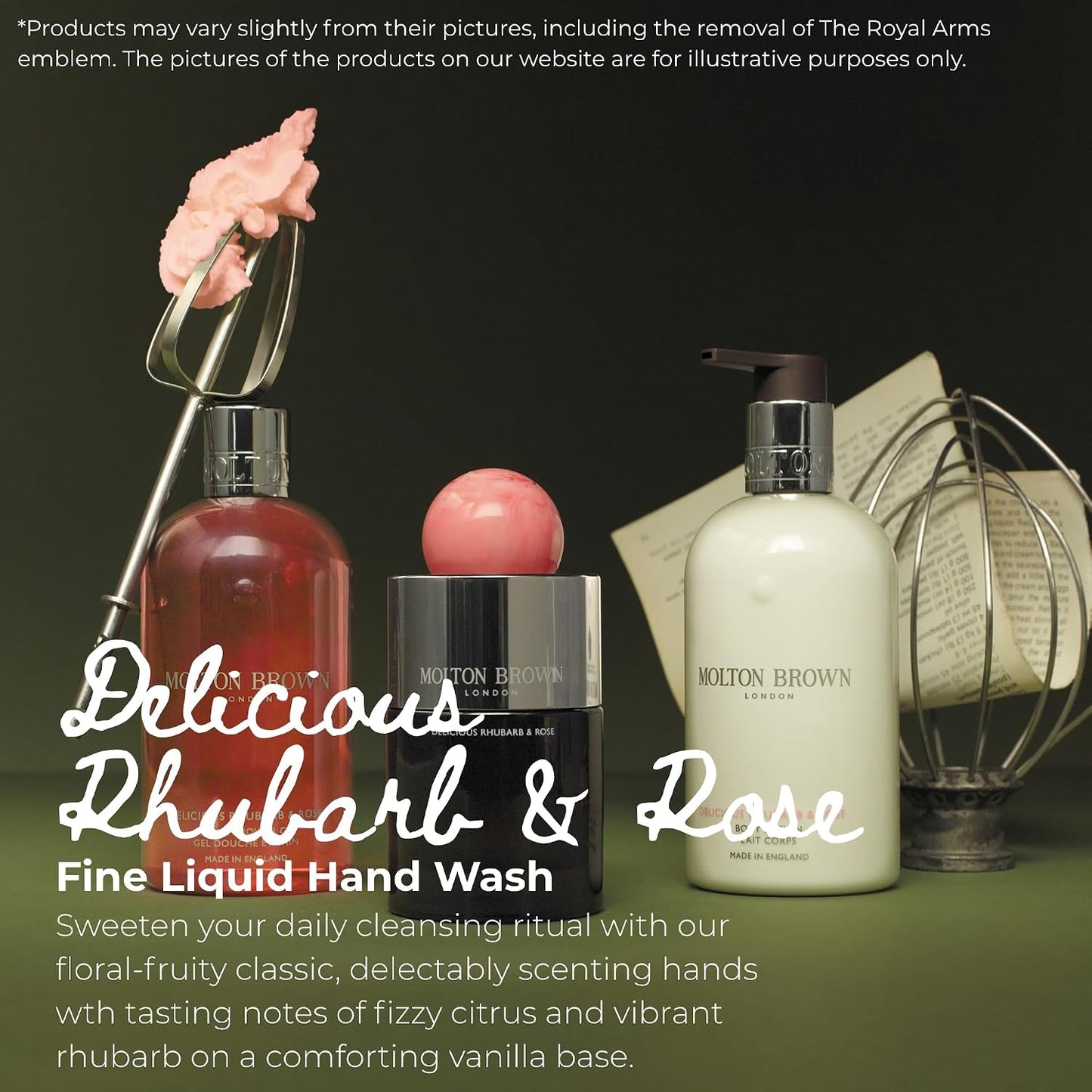 Molton Brown Delicious Rhubarb &amp; Rose Fine Liquid Hand Wash 300 ml