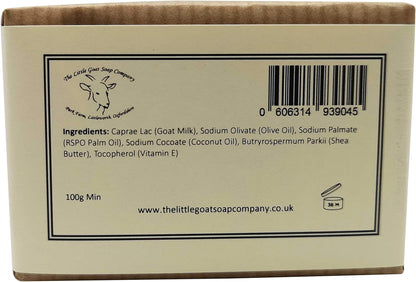 The Little Goat Soap 1 x Simply Goats Milk Soap. Unscented 100g. Sensitive Skin. Eczema, Psoriasis, Dermatitis. Dry Skin