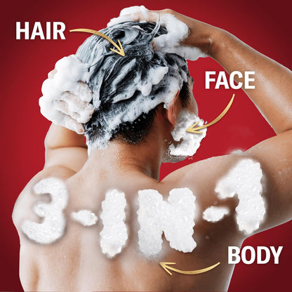 Old Spice Night Panther Men’s Shower Gel &amp; Shampoo 1000ml, Multi-Use 3-in-1 Body-Hair-Face Wash, Long Lasting Freshness, Perfume Quality Scent, Deep Cleansing