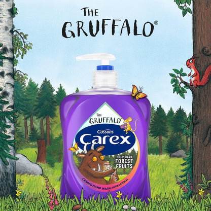 Carex Gruffalo Deep Dark Forest Fruits Antibacterial Hand Wash 6x250ml