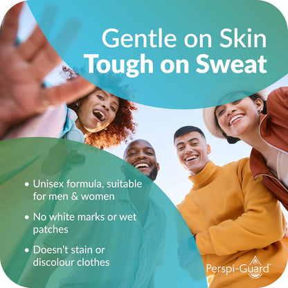 Perspi-Guard Strong Antiperspirant and Roll On Deodorant with Neroli, 48-Hour Travel Deodorant for Men and Women to Stop Sweating and Odour, 2-Pack