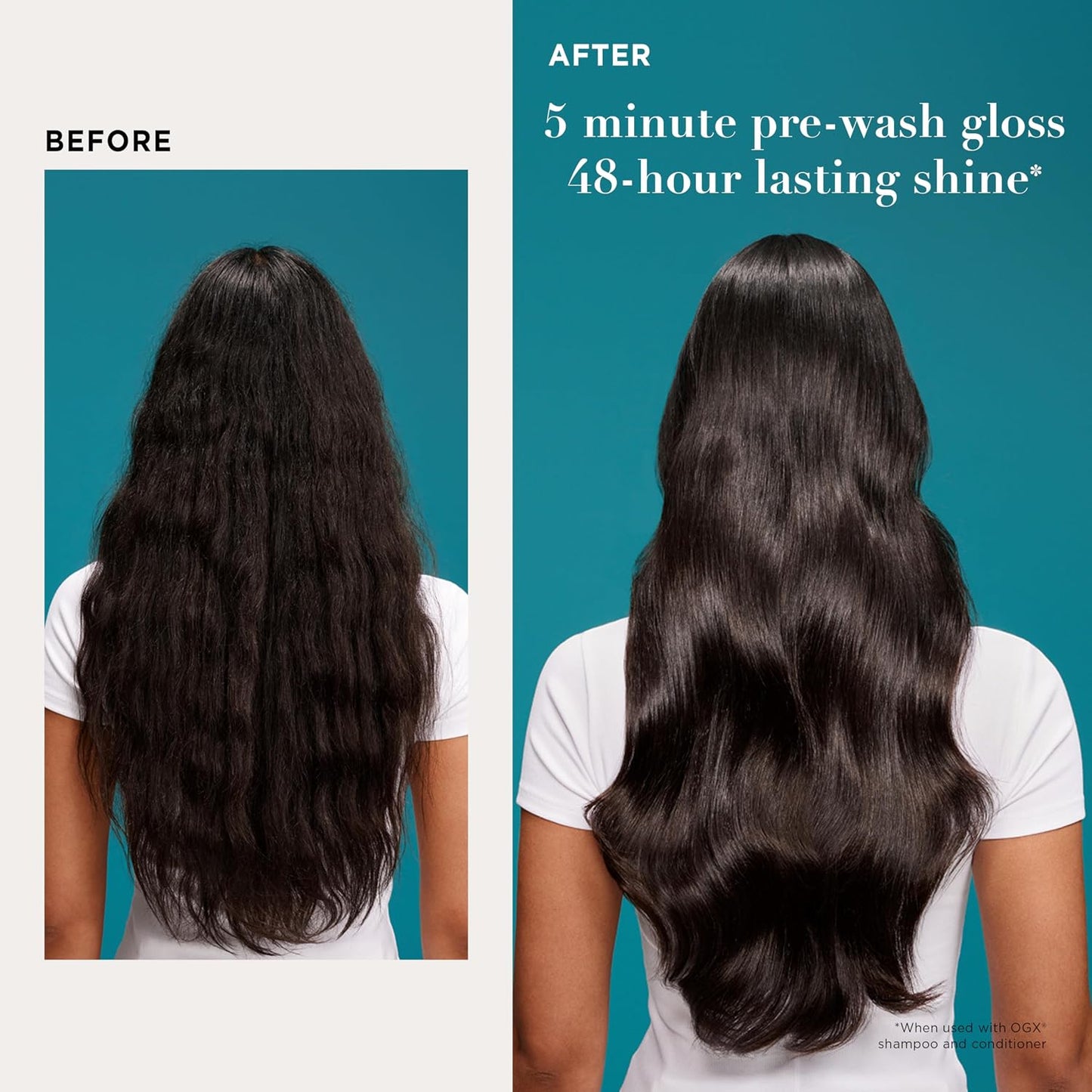 OGX Mirror Shine + Coconut Oil Nourishing Pre-Wash Gloss 118ml