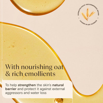 Aveeno Daily Moisturising Body Wash, With Soothing Oat, Suitable For Sensitive Skin, Gently Cleanses and Nourishes, Soap-Free, Lightly Scented, 300ml