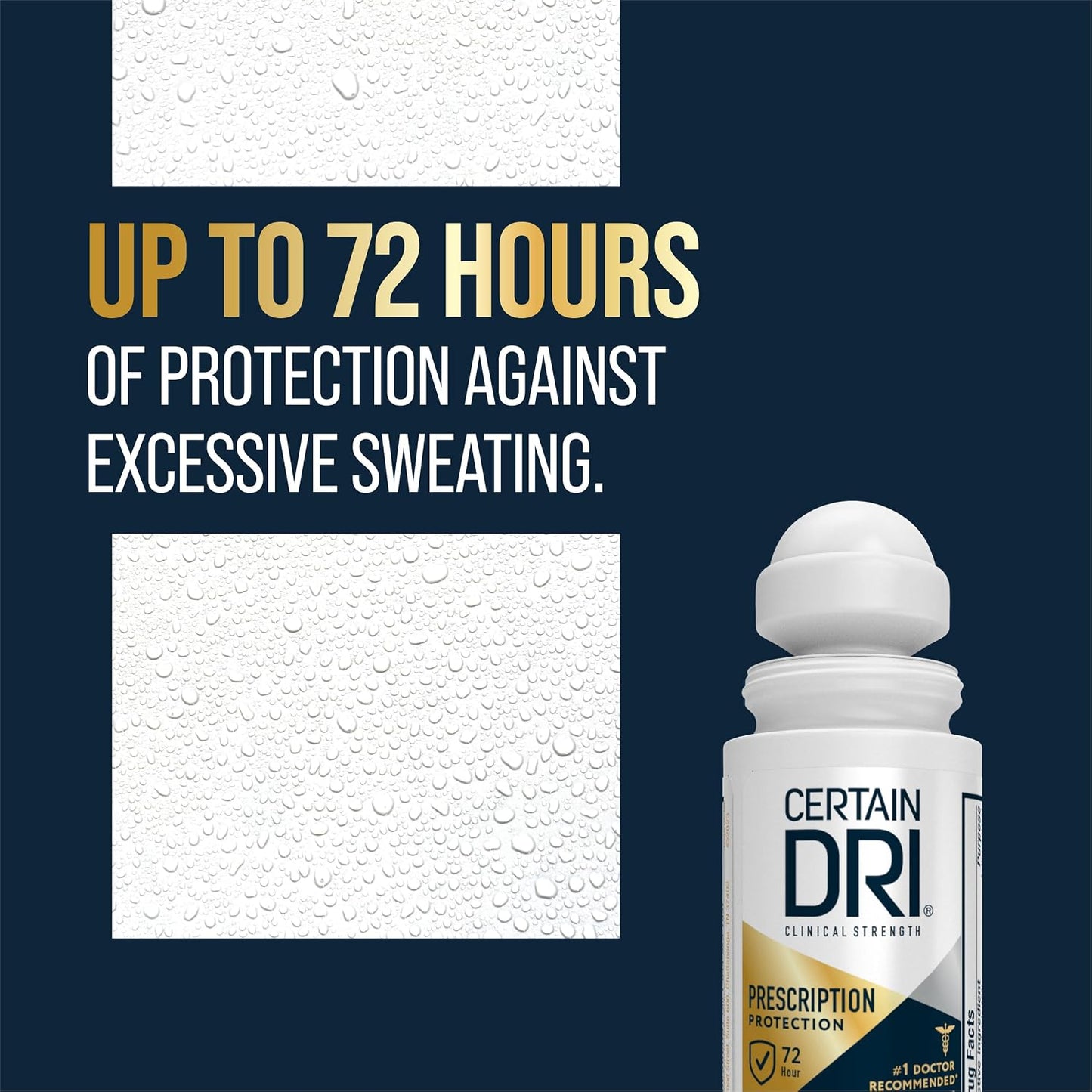Certain Dri Anti-Perspirant, Roll-On, Pack of 1, 1.2 oz