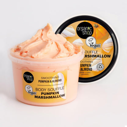 Organic Shop Body Souffle Pumpkin Marshmallow Smoothing Pumpkin &amp; Almond, 250 ml