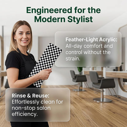 Healeved Hair Highlighting Board Hair Dyeing Board for Precise Sectioning Balayage and Colouring Paddle for Salon and Home Use Reusable Colour for Highlights