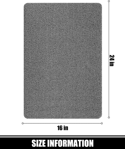 Bingobang Bath Mats Non Slip,Shower Mat Rubber 60x40cm,Extra Soft Anti-Mould, Machine-Washable,For Bathroom Floor,Bathtub(Grey)