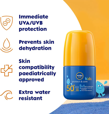 NIVEA Sun Kids SPF 50+ Roll‑On: Sun Safety that Slides On
