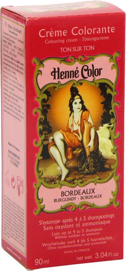 Henne Color Burgundy Henna Hair Colouring Cream 90 ml