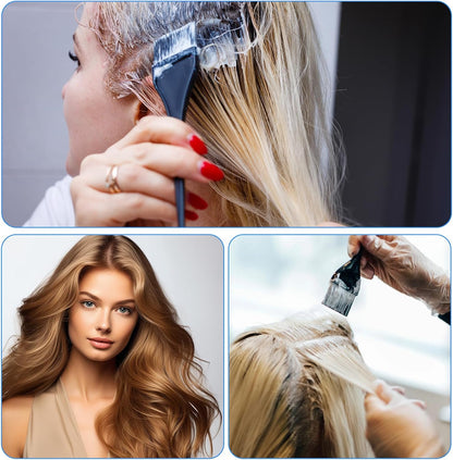 6 Pcs Balayage Board Hair Foils For Highlighting with Teeth Balayage Hair Dye Kit Hair Dye Paddle for Balayage Board Comb Hair Dye Kit for Hair Dye