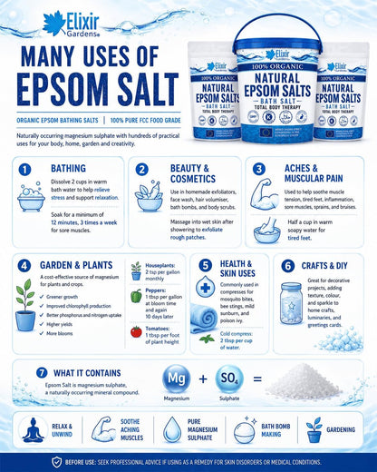 Why an Organic Bucket of Epsom Salt Might Just Be Your New Everyday Essential