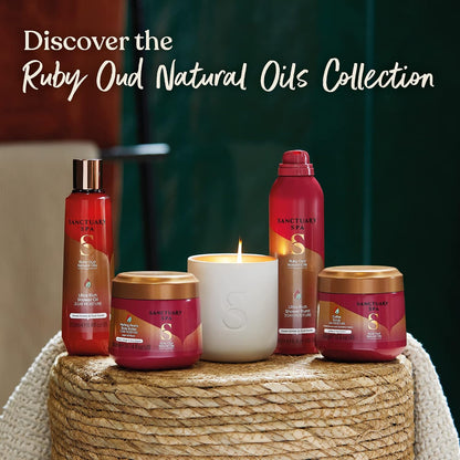 Sanctuary Spa Ruby Oud Shower Oil for Dry Skin, No Mineral Oil, Cruelty Free and Vegan, 250 ml, Pack of 2