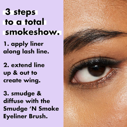 e.l.f. Smoky Kohl Eyeliner, Eye Pencil for Creating Long-Lasting, Bold, High-Pigment Makeup Looks, Vegan &amp; Cruelty-Free, Black Velvet