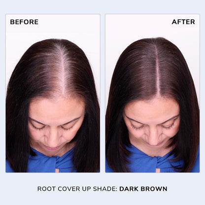 COLOR WOW Root Cover Up, Dark Brown – Instant Root Touch Up Powder for Grey Coverage, Highlight Blending, and Fuller-Looking Hairlines | Award-Winning, Water &amp; Sweat Resistant