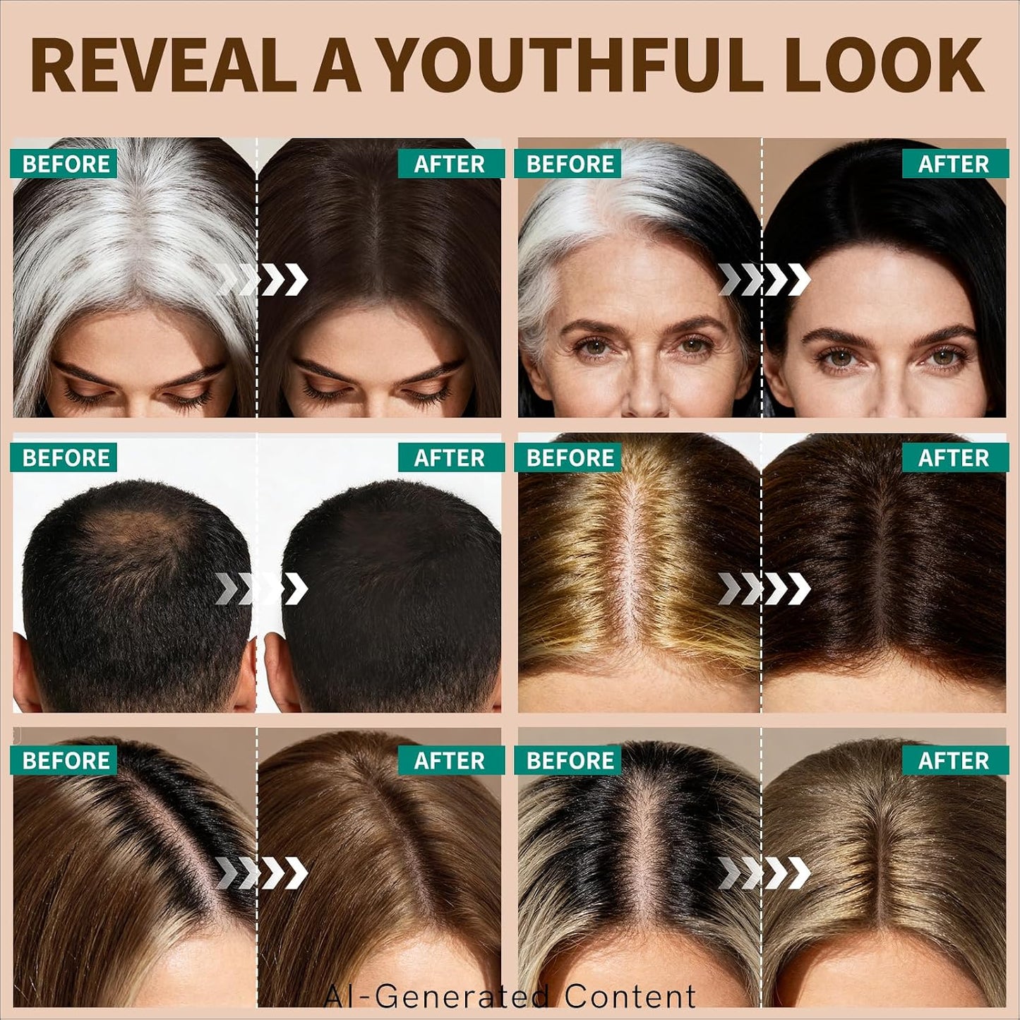 KIMUSE Hairline Powder, Root Touch Up Hair Color, Instantly Conceals Hair Loss, Bald Spot Thin Hair Powder with Dual-ended Hairline Brush for Women and Men, Transfer-proof &amp; Sweat-proof