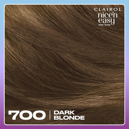 Clairol Nice'n Easy Tone+Gloss Semi Permanent Hair Dye - 700/91 Dark Blonde