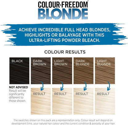 Knight &amp; Wilson Colour Freedom Blonde Developer 9% 30 VOL. Permanent lightening high lift Cream Developer For use with Colour Freedom Ultra Lifting Powder Bleach. 75ml