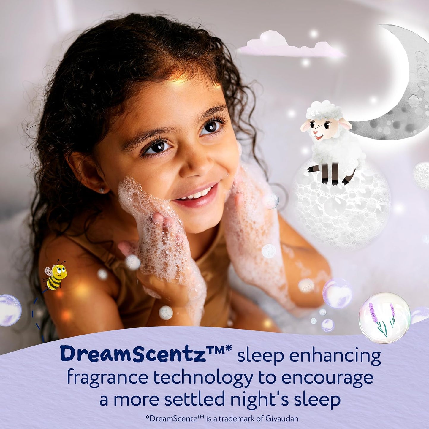 Evening bubbles that whisper “good night”