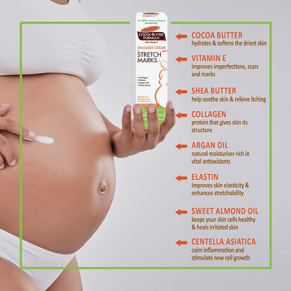 Palmer's Cocoa Butter Formula Massage Cream for Stretch Marks, 4.4 oz. (Pack of 6)