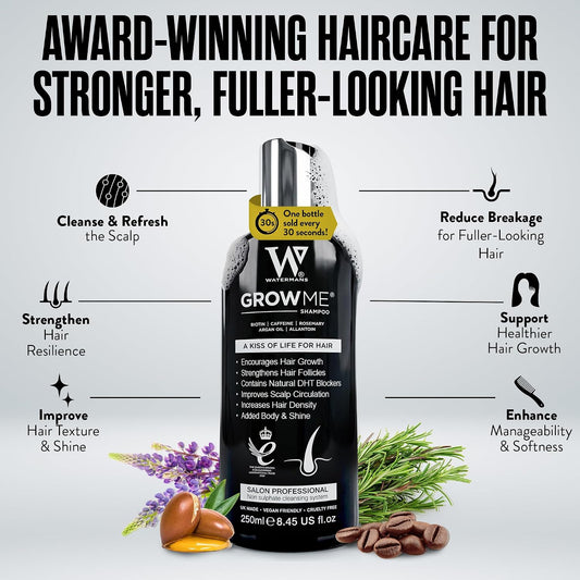 Why Watermans Grow Me® Shampoo feels like a quiet confidence boost