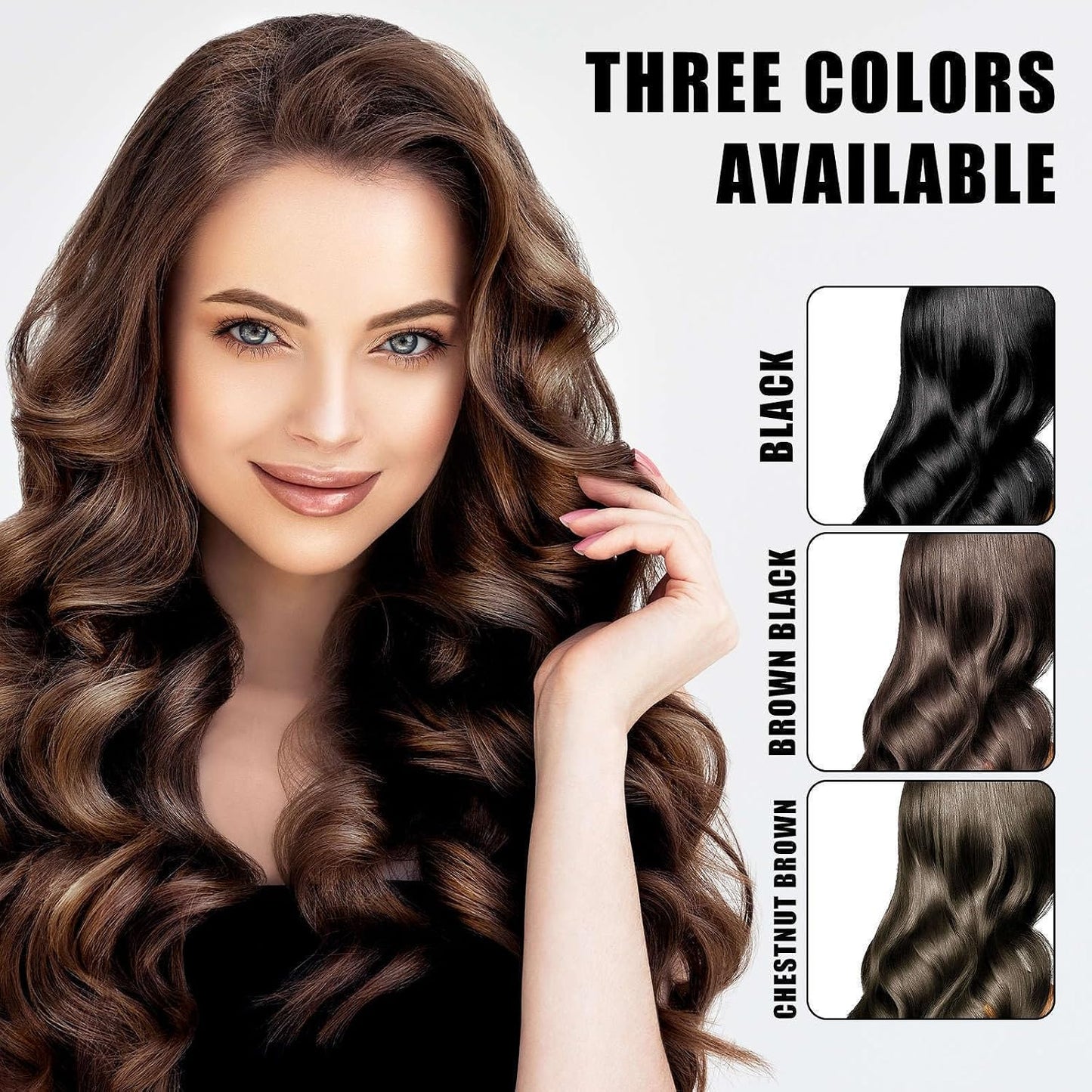 Fruit Essence Hair Dyeing Comb, Fruit Hair Dye Cream for Grey Hairs Coverage - Natural, Plant-Based Extract Hairs Dye Essence, Ammonia-Free, Keratin Ha-ir Color for Men Women (1,Black)