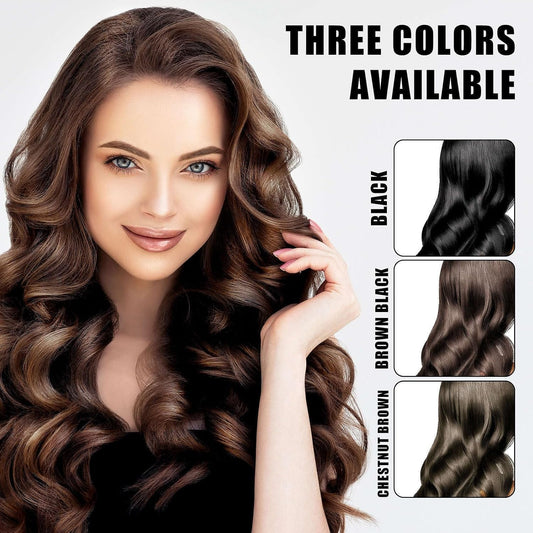 Fruit Essence Hair Dyeing Comb, Fruit Hair Dye Cream for Grey Hairs Coverage - Natural, Plant-Based Extract Hairs Dye Essence, Ammonia-Free, Keratin Ha-ir Color for Men Women (1,Black)