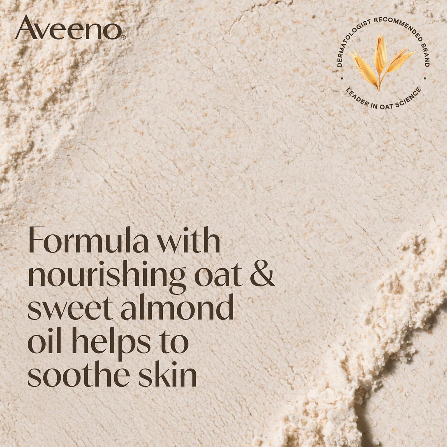 Aveeno Daily Moisturising Creamy Oil (1 x 300ml), Moisturiser with Nourishing Oat and Sweet Almond Oil, Softens and Smoothes Skin, Non-Greasy and VeganBody Cream Suitable for Sensitive Skin