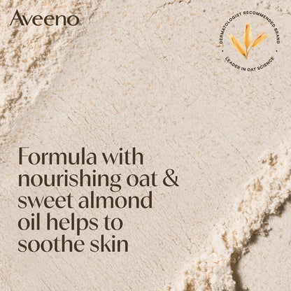 Aveeno Daily Moisturising Creamy Oil (1 x 300ml), Moisturiser with Nourishing Oat and Sweet Almond Oil, Softens and Smoothes Skin, Non-Greasy and VeganBody Cream Suitable for Sensitive Skin