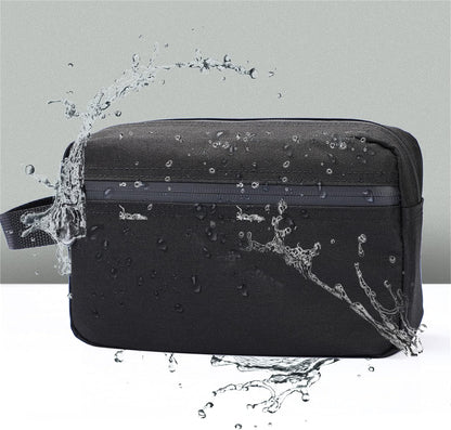 Toiletry Bag for Men, Etercycle Portable Travel Wash Bag, Waterproof Toiletries Cosmetic Organizer Bag, Gym Shaving Shower Bathroom Bag, Dopp Kit Make Up Bag with Handle (Black)