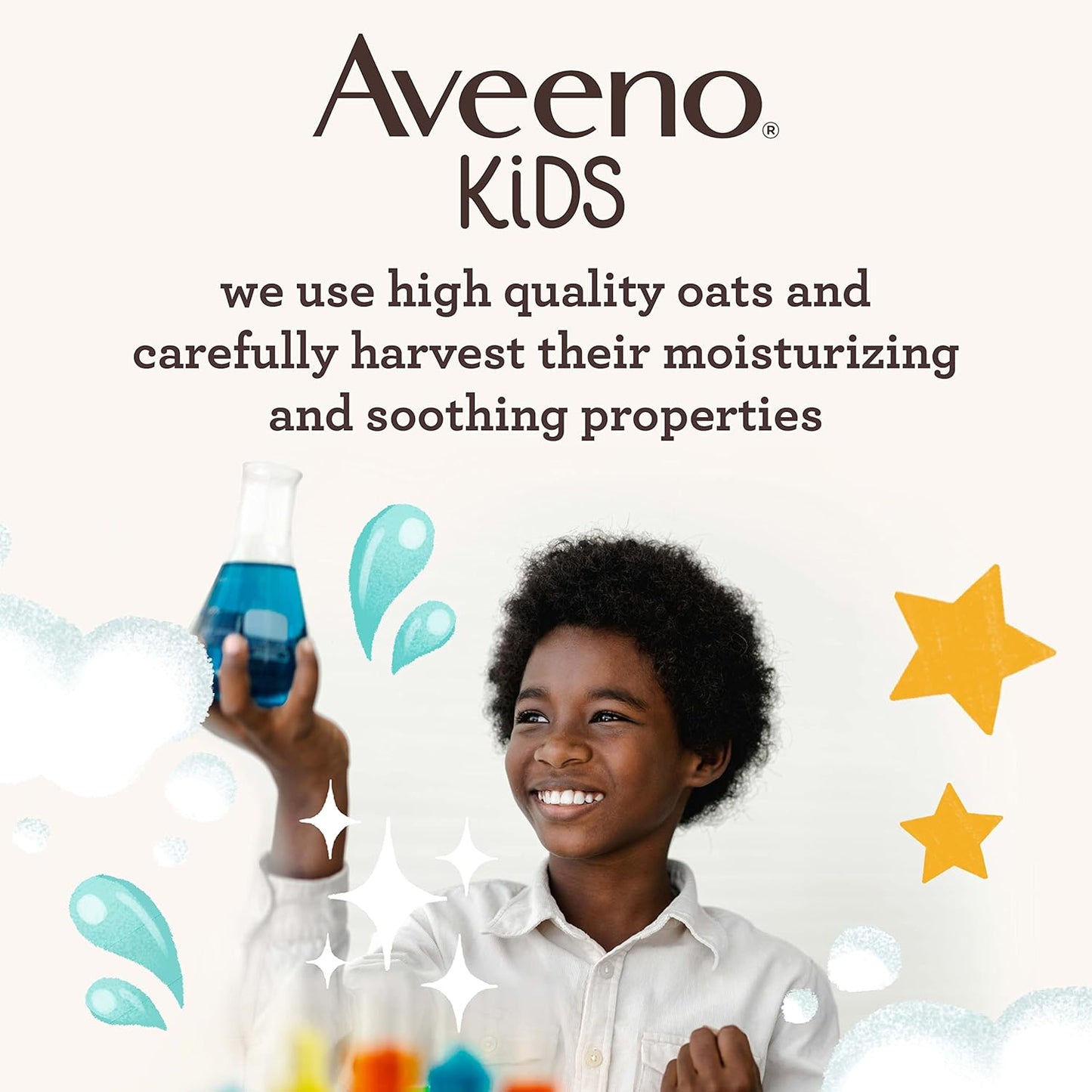Aveeno Kids Hydrating Detangling Spray with Oat Extract, Quickly &amp; Gently Detangles Kids' Hair, Tear-Free &amp; Suitable for Skin &amp; Scalp, Light Fragrance, Hypoallergenic, 10 fl. Oz