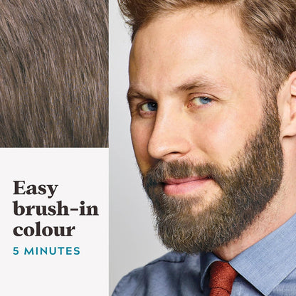 Just for men Moustache &amp; Beard Jet Black Dye, Eliminates Grey for a Thicker &amp; Fuller Look M60