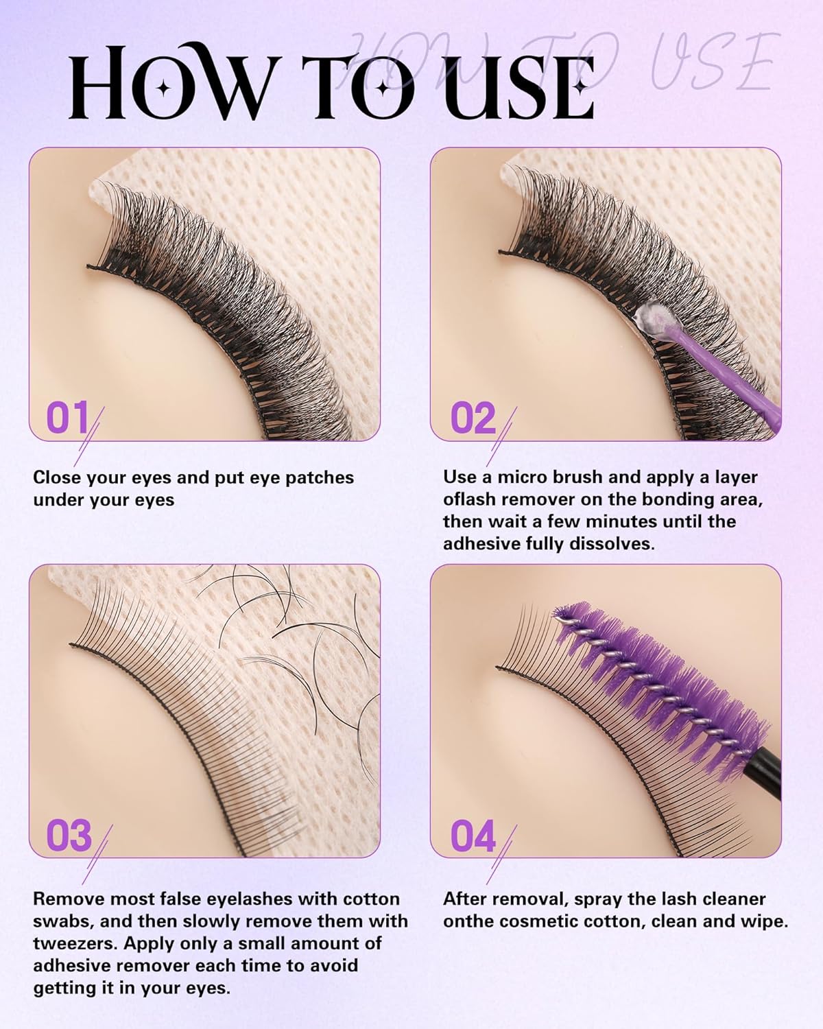 LZM Eyelash Extension Remover 10G Rapidly and Thoroughly Dissolves Eyelash Extensions Glue Gentle Formula Lash Extension Remover for Salon Use
