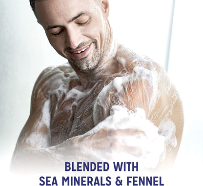 Radox Mineral Therapy Feel Awake 2-in-1 body wash &amp; shampoo shower gel with a sea mineral &amp; fennel fragrance for a refreshing shower experience 6x 450 ml