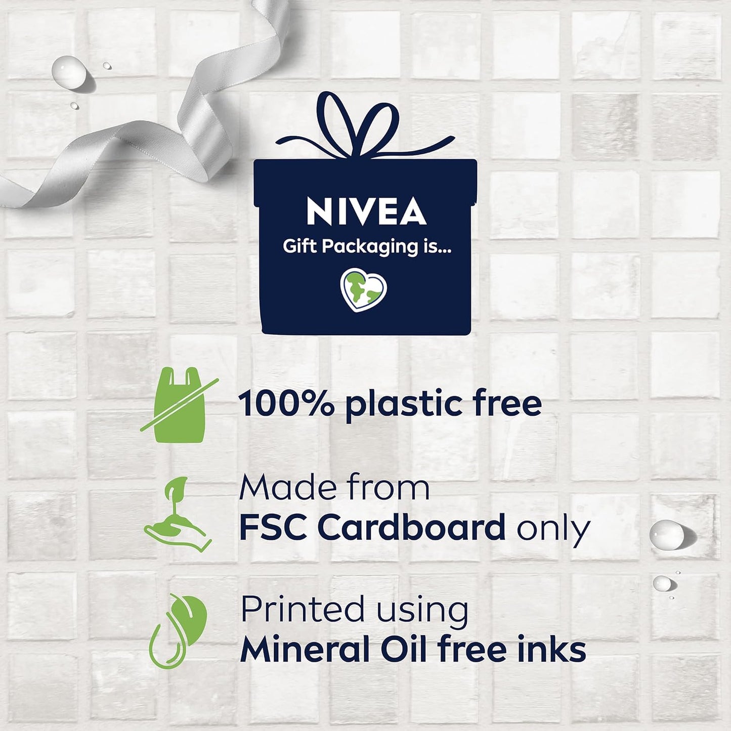 NIVEA MEN Feel Calm All Over Skincare Gift Set (5 Products) - Men Gift Set for Sensitive Skin - Includes Shower Gel, Face Wash, Face Moisturiser, Creme, and Anti-Perspirant