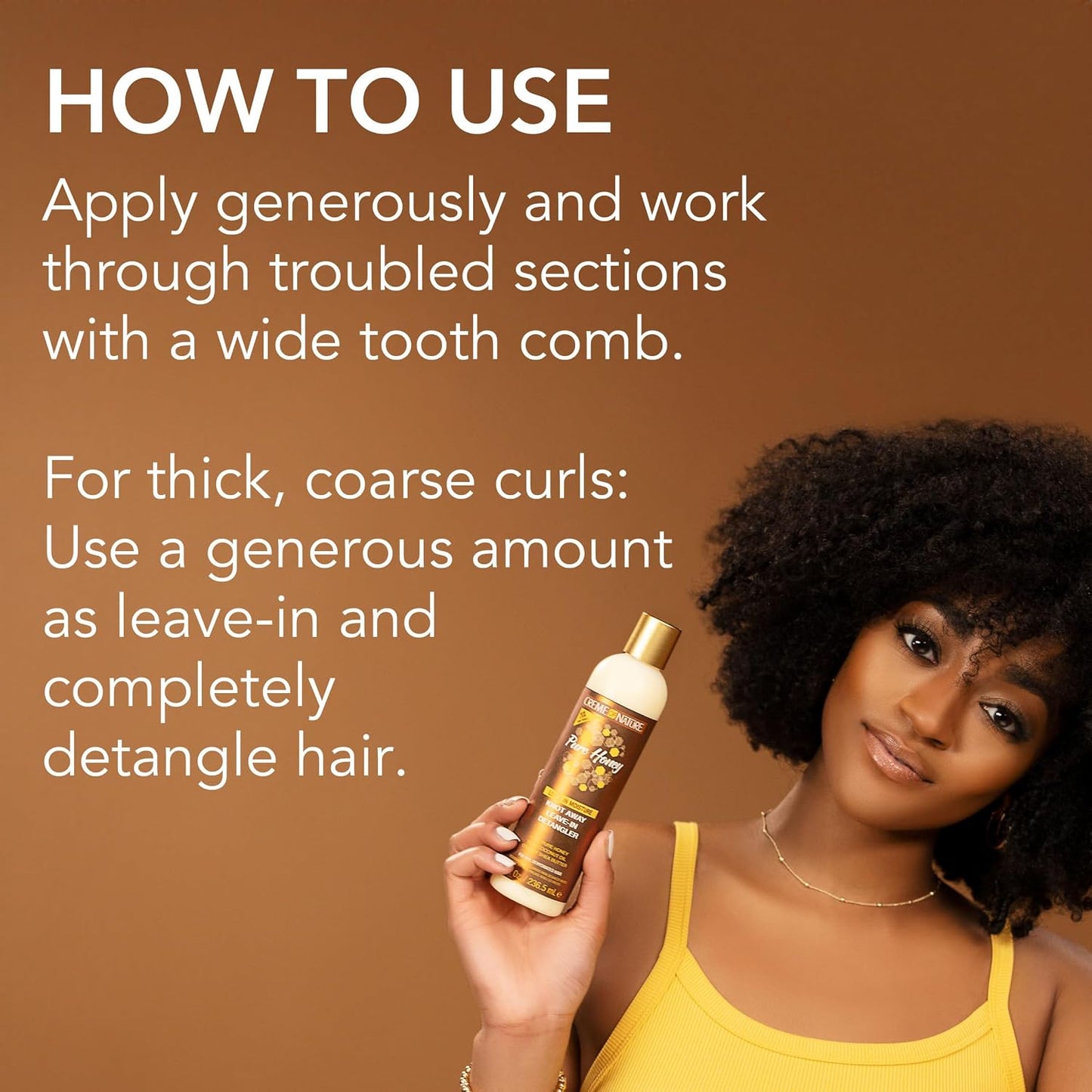 Crème Of Nature Honey Leave In Detangler, 236 ml, Clear