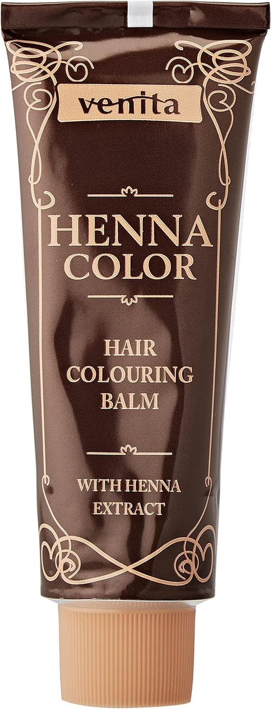 VENITA - Henna Color Balm - 75ml - Burgundy - Unisex - 24 Shades Available - Natural and Shiny Finish