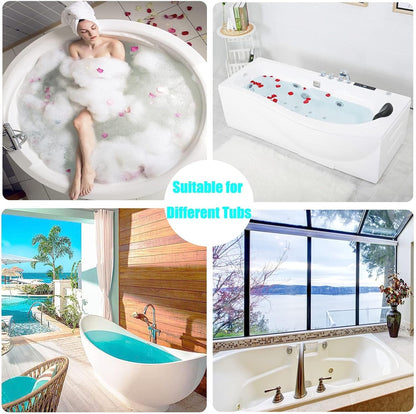 Disposable Bathtub Cover Liner 12 Individual Packs, Large (102x47') Bathtub Covers Liner Bag for Travel and Household, Portable Bath tub Liner Plastic Bag by Ausaulac