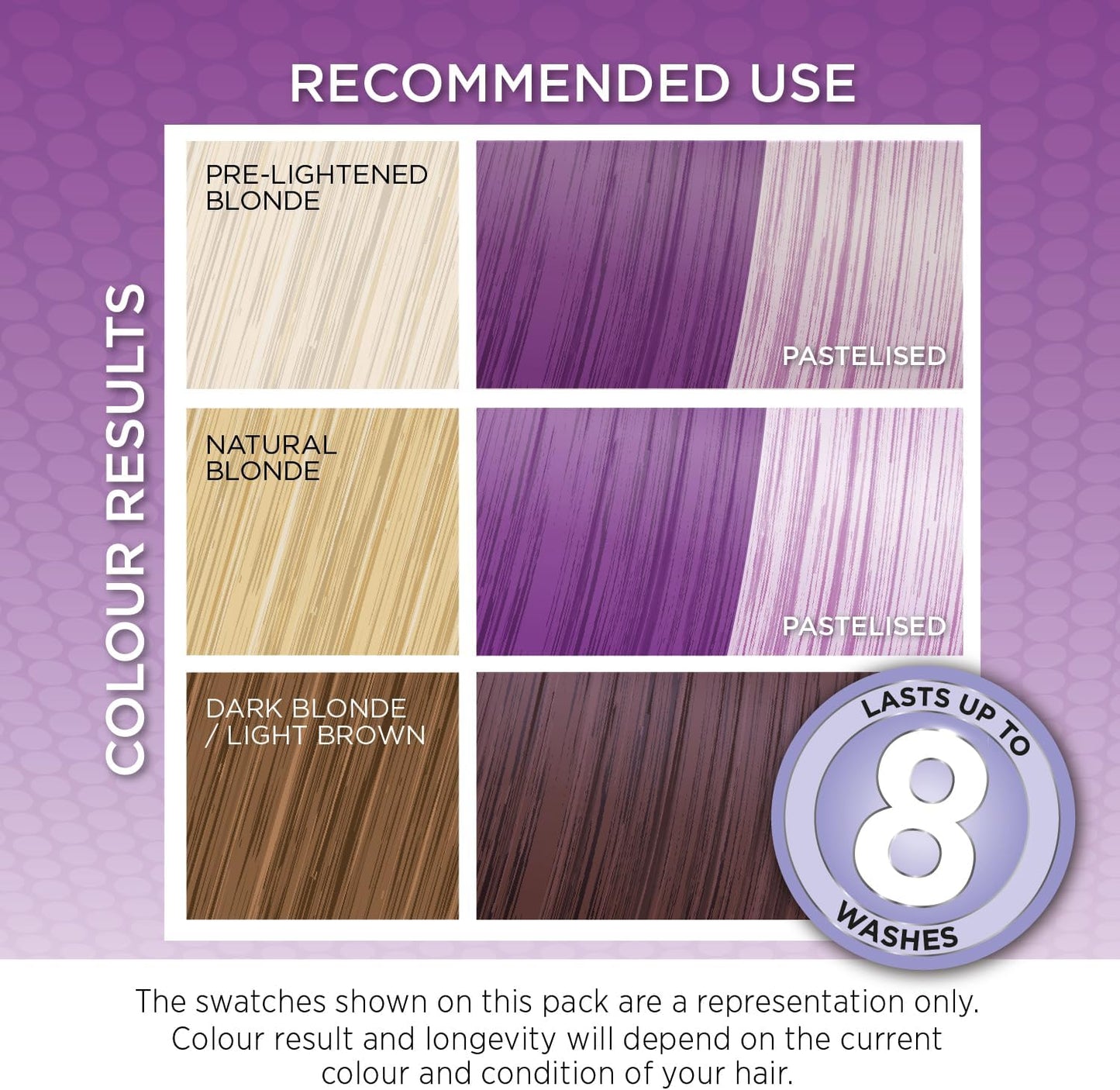 Colour-Freedom Gloss Pro 150ml Mystic Purple Semi-Permanent Hair Colour - Ultra-Vibrant Vegan Colour Mask with PurePlex | Ammonia Free Colour Lasts Up To 6-10 Washes