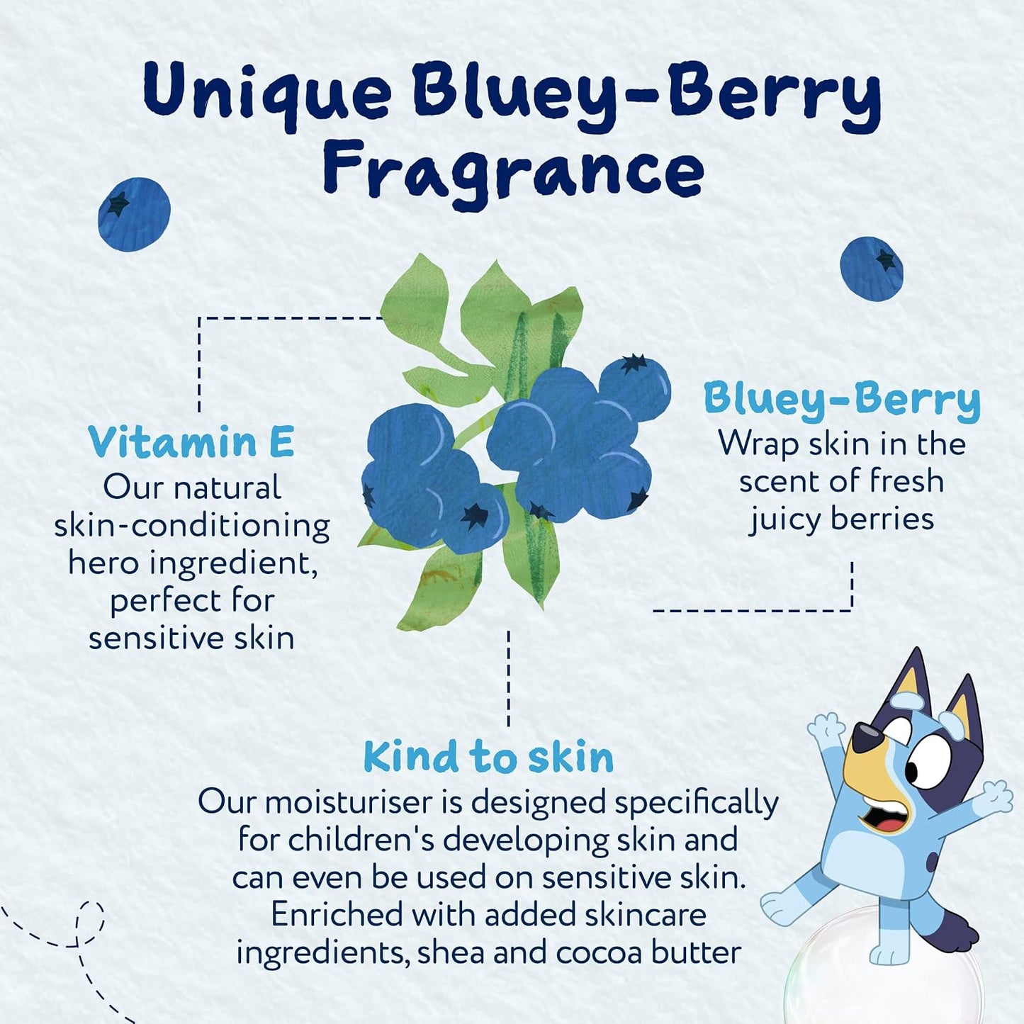 Childs Farm Kids Bluey Moisturiser, Bluey-Berry | Soothing, Moisturising &amp; Hydrating | Suitable for Dry, Sensitive Skin, 200ml