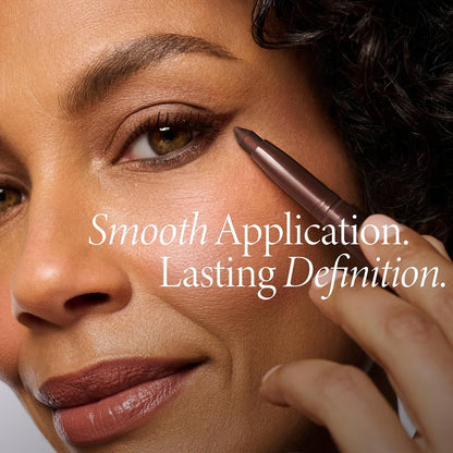 LAURA GELLER NEW YORK Longwear Kohl Kajal Eyeliner Pencil (Smoky Taupe Kohl) Hydrating &amp; Vibrant Eyeliner Pencil With Built in Sharpener For Expert Precision, Glides On Effortlessly