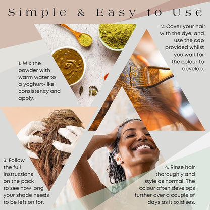 It's Pure Organic Herbal Hair Dye in Very Dark Brown 110g