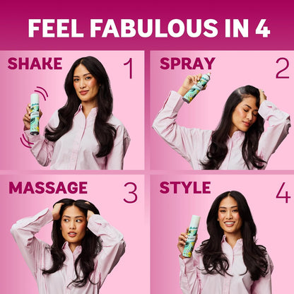 Batiste Dry Shampoo in Blush 200ml, Floral &amp; Flirty Fragrance, No Rinse Spray to Refresh Hair in Between Washes (Packing May Vary)