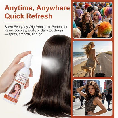 UNEK Leave-in Synthetic Wig Care Spray - Instant Detangling &amp; Frizz Control, Quick Refresh Anytime, Easy Care No Rinse - 150ml