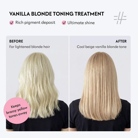 FOUR REASONS Color Mask, Vanilla Blonde (27 Colours) – Hair Gloss &amp; Colour Depositing Conditioner – Semi Permanent Hair Toner for Colour-Treated Hair Colour For Women – Vegan &amp; Cruelty-Free – 200 ml