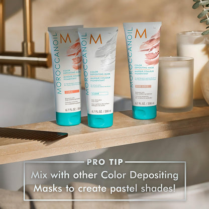 Moroccanoil High Shine Gloss - Colour Depositing Mask Clear